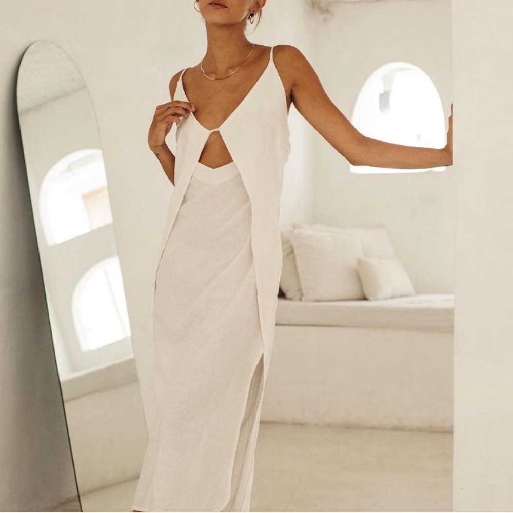 NWT PRLA Ines Midi Dress